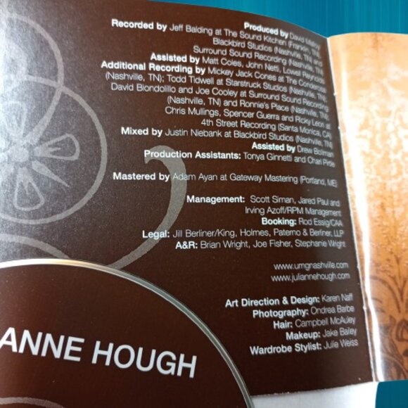 Julianne Hough by Julianne Hough CD May-2008 Mercury Nashville Tested! - Picture 8 of 11